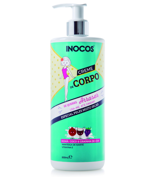 CREME CORPO INOCOS - PELE MUITO SECA - ROMÃ 500ml