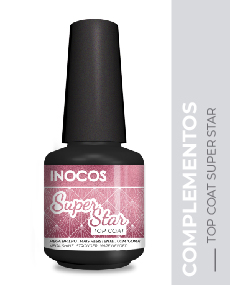 VERNIZ GEL INOCOS TOP COAT SUPER STAR 15ml