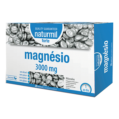 MAGNÉSIO FORTE 3000mg 20X15ml AMPOLAS