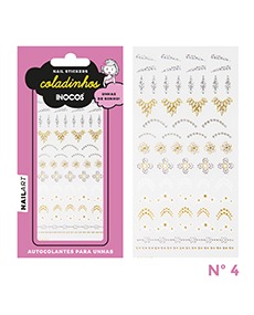 COLADINHOS NAIL STICKERS INOCOS NR 4