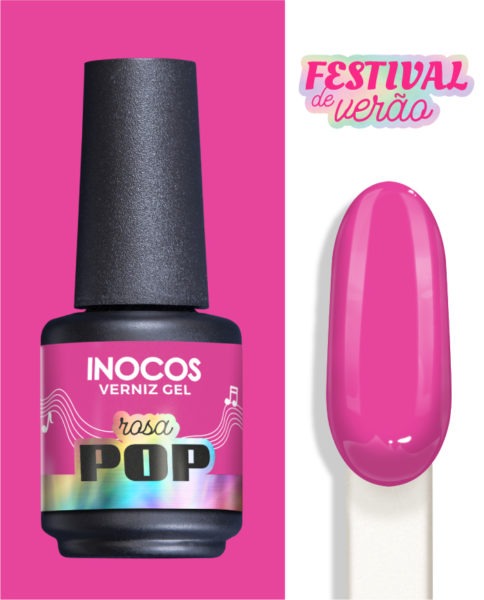 VERNIZ GEL INOCOS ROSA POP