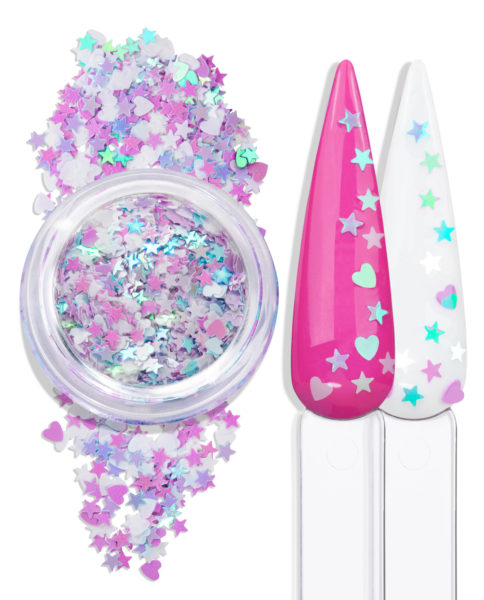 GLITTER FANTASIA MIX ROXO E AZUL