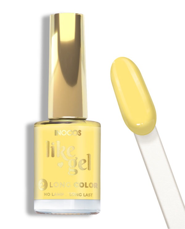 VERNIZ LIKE GEL INOCOS 147 AMARELO ROCK , 11ML