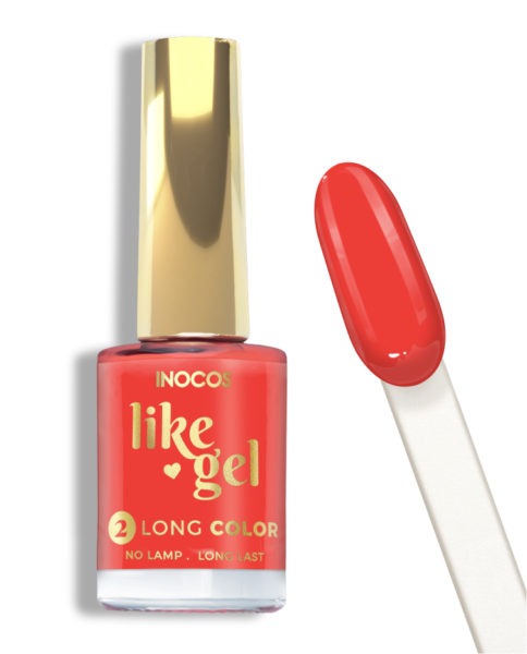 VERNIZ LIKE GEL INOCOS 148 CORAL HIP POP , 11ML