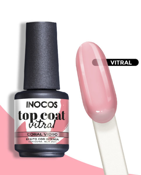 TOP COAT VITRAL CORAL VIDRO