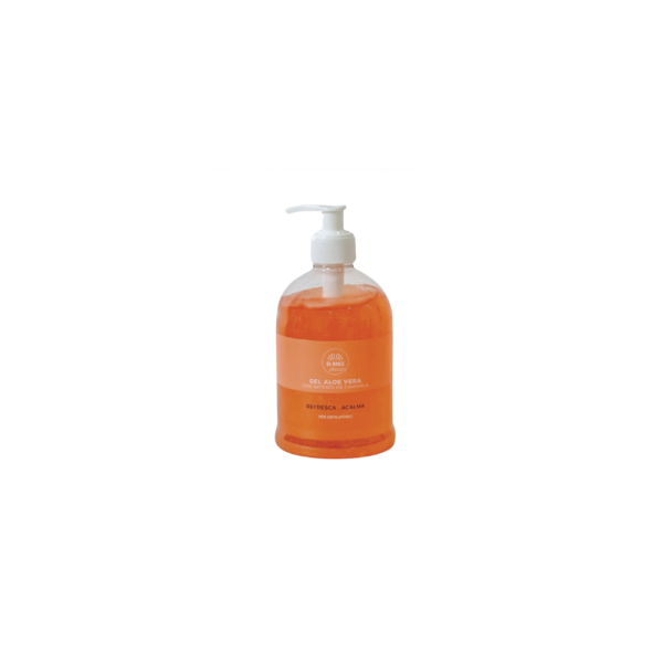 GEL PÓS DEPILATÓRIO COM ALOE VERA E EXTRATO DE CAMOMILA 500ml
